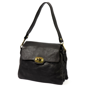 Kožená kabelka VS černá KZ2258140