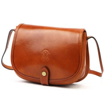 Kožená kabelka Florence hnědá KZ2258228