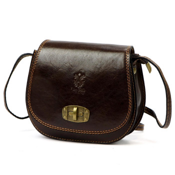 Kožená kabelka Gregorio hnědá KZ2232255