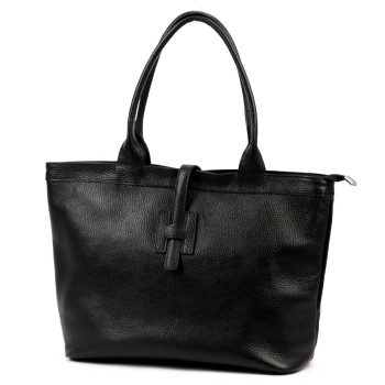 Kožená kabelka Luka černá KZ2258397