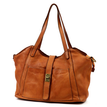 Kožená kabelka VS hnědá KZ2258347