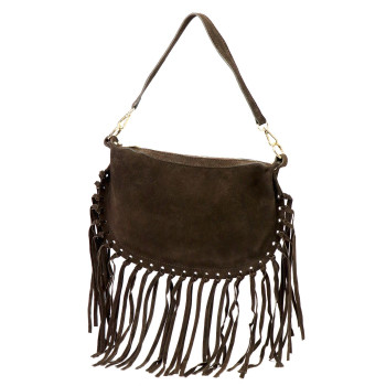 Kožená kabelka Luka hnědá KZ2258751