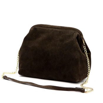 Kožená kabelka Luka hnědá KZ2258712