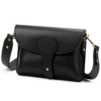 Kožená kabelka Luka černá KZ2258998