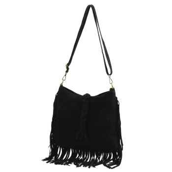 Kožená kabelka Luka černá KZ2259115