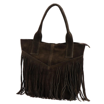 Kožená kabelka Luka hnědá KZ2258880