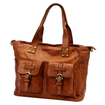 Kožená kabelka VS hnědá KZ2259000