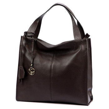 Kožená kabelka Gregorio hnědá KZ2258619