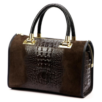 Kožená kabelka Luka hnědá KZ2259412