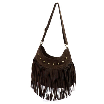 Kožená kabelka Camilla hnědá KZ2259382