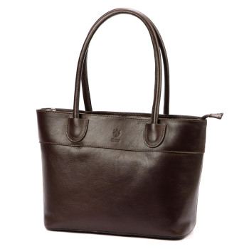 Kožená kabelka Florence hnědá KZ2259299