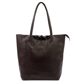 Kožená kabelka MiaMore hnědá KZ2259340