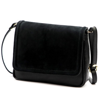 Kožená kabelka Luka černá KZ2259621