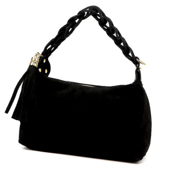 Kožená kabelka Luka černá KZ2259601