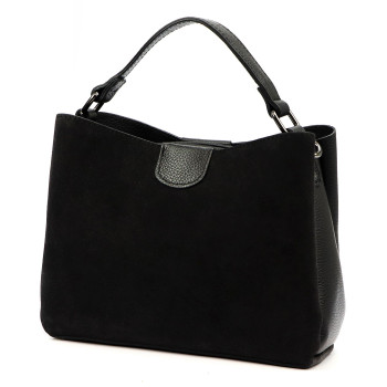 Kožená kabelka Luka černá KZ2259639