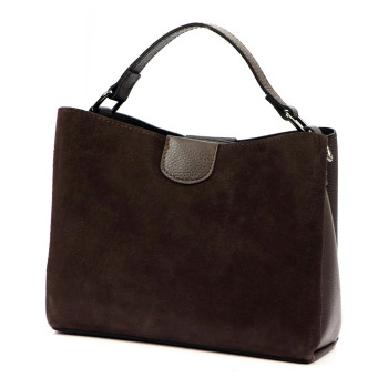 Kožená kabelka Luka hnědá KZ2259642