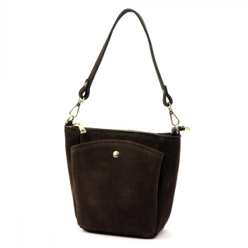 Kožená kabelka Luka hnědá KZ2259633