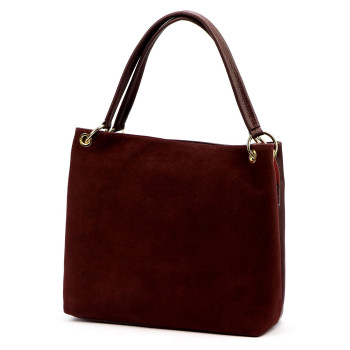 Kožená kabelka Luka vínová KZ2259682