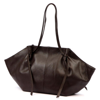 Kožená kabelka Luka hnědá KZ2259648