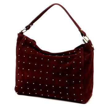 Kožená kabelka Luka vínová KZ2259704