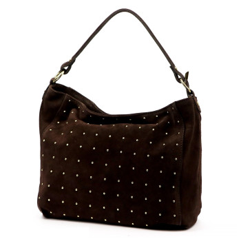 Kožená kabelka Luka hnědá KZ2259706