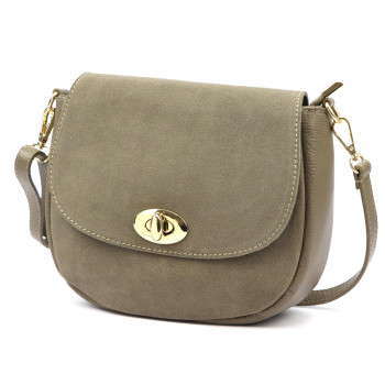 Kožená kabelka Luka béžová KZ2259818