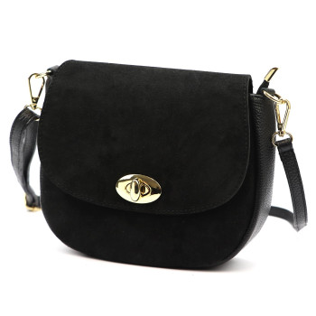 Kožená kabelka Luka černá KZ2259821