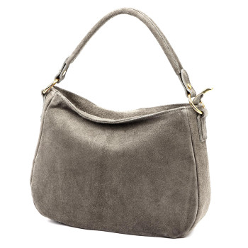 Kožená kabelka Luka šedá KZ2259860