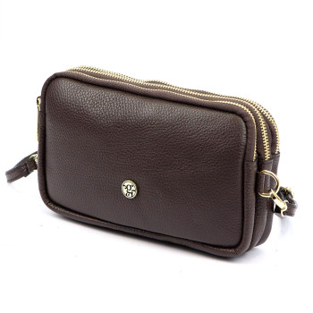 Kožená kabelka Gregorio hnědá KZ2259692