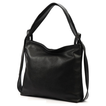 Kožená kabelka Luka černá KZ2259615