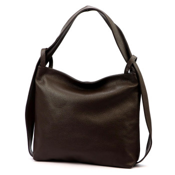 Kožená kabelka Luka hnědá KZ2259614