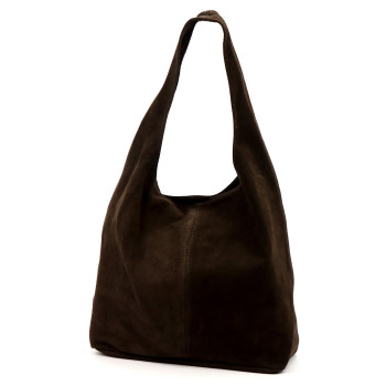 Kožená kabelka Luka hnědá KZ2259805