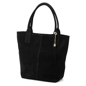 Kožená kabelka Luka černá KZ2259798