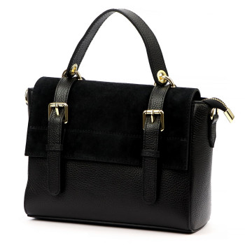 Kožená kabelka Luka černá KZ2260048