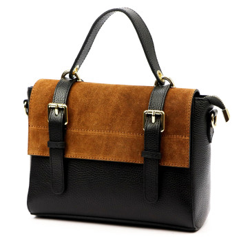 Kožená kabelka Luka černá KZ2260049