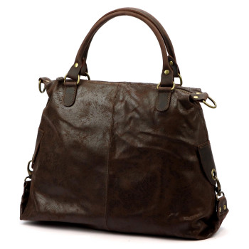 Kožená kabelka Luka hnědá KZ2260066