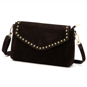 Kožená kabelka Luka hnědá KZ2260040