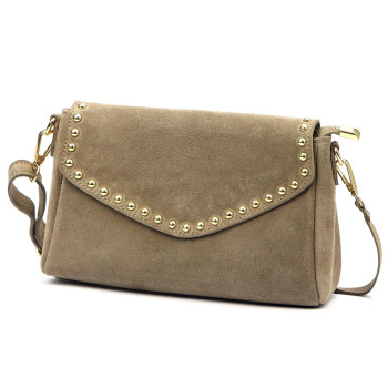 Kožená kabelka Luka mokka KZ2260041