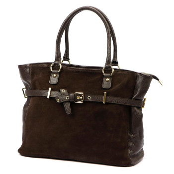 Kožená kabelka Luka hnědá KZ2260052