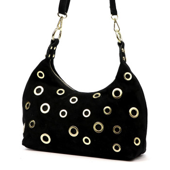 Kožená kabelka Luka černá KZ2260062