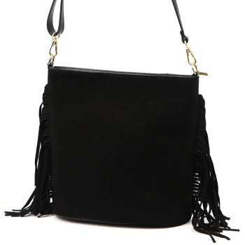 Kožená kabelka Luka černá KZ2260067