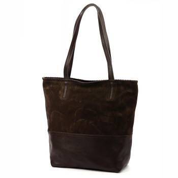 Kožená kabelka Luka hnědá KZ2260074