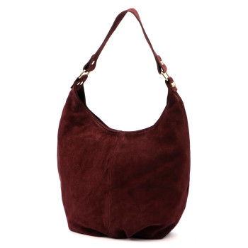 Kožená kabelka Luka vínová KZ2260078