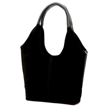 Kožená kabelka Luka černá KZ2259660