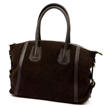 Kožená kabelka Luka hnědá KZ2259694