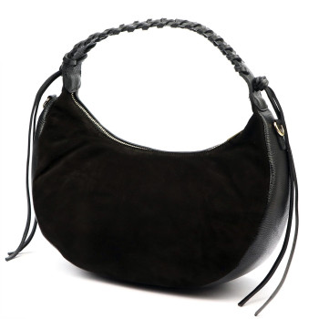 Kožená kabelka Luka černá KZ2259826