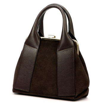 Kožená kabelka Luka hnědá KZ2260141