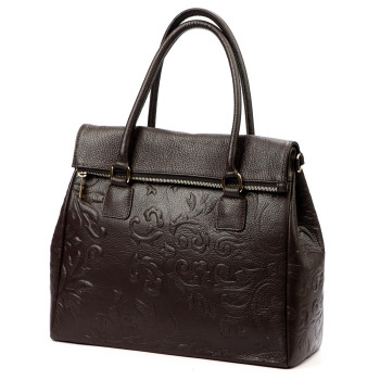 Kožená kabelka Luka hnědá KZ2260159