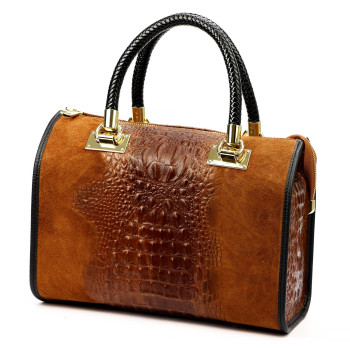 Kožená kabelka Luka hnědá KZ2260172