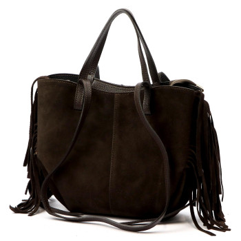 Kožená kabelka Luka hnědá KZ2260144